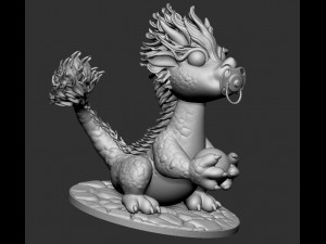 little dragon 3D 모델