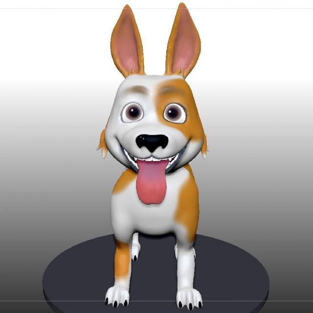 little dog Modelo 3D .c4d .max .obj .3ds .fbx .stl .blend 