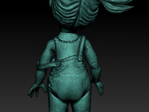of a funny cool child Modello 3D