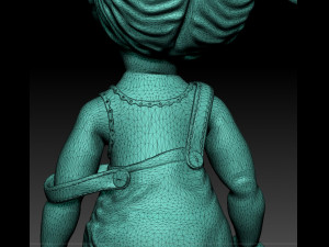 of a funny cool child Modello 3D