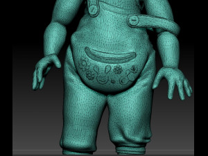 of a funny cool child Modello 3D