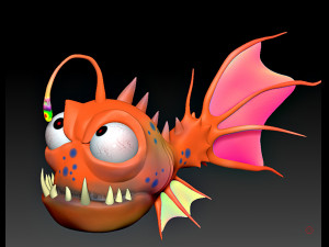 fish lantern 3D 模型