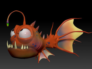 fish lantern 3D 模型