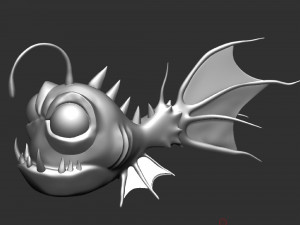 fish lantern 3D 模型