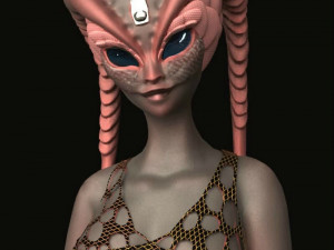 of an alien 3D Модель