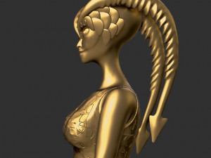 of an alien 3D Model