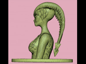 of an alien 3D Model