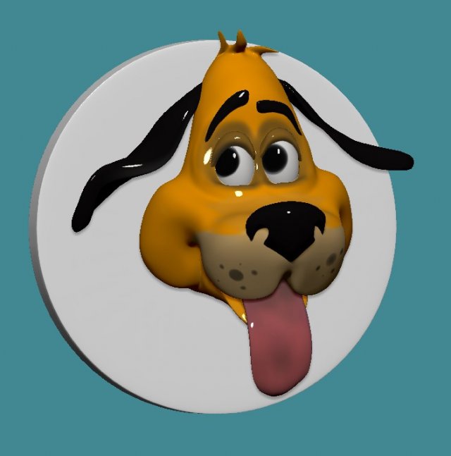 dog Modello 3D .c4d .max .obj .3ds .fbx .stl .blend 