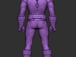 3d men fighter 3D Model