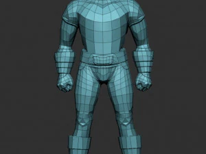 3d men fighter 3D Model
