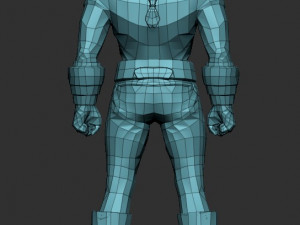 3d men fighter 3D Модель