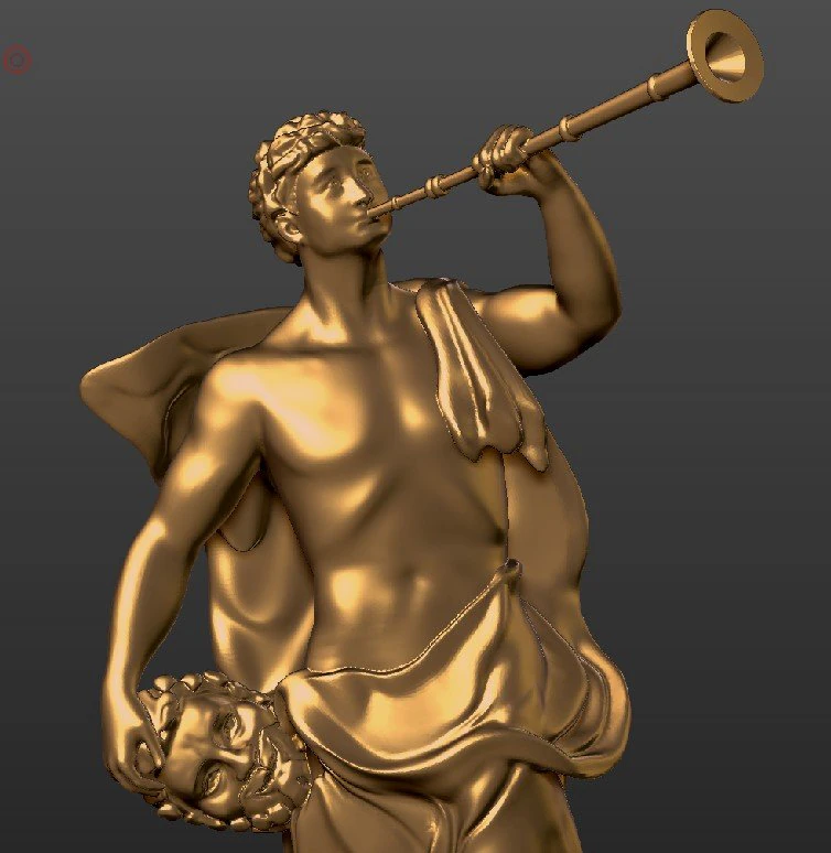 statuette 3D Model .c4d .max .obj .3ds .fbx .stl .blend 