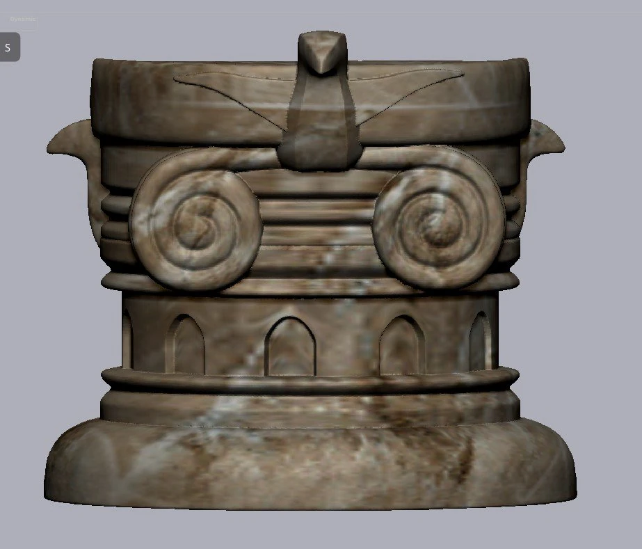 piedistallo Modello 3D .c4d .max .obj .3ds .fbx .stl .blend 