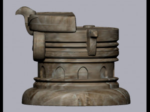 pedestal 3Dモデル