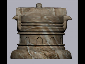 pedestal 3Dモデル