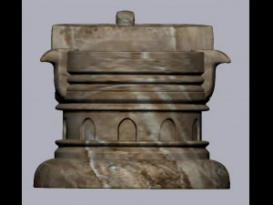 piedistallo Modello 3D