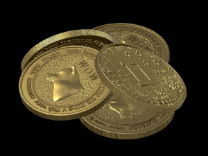 crypto-coin doge for printer Modelo 3D