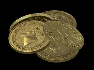 crypto-coin doge for printer 3D Model
