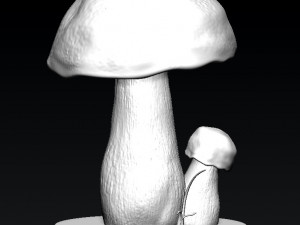 forest mushrooms for 3d printer printing for the interior of an apartment and office com 3D Model