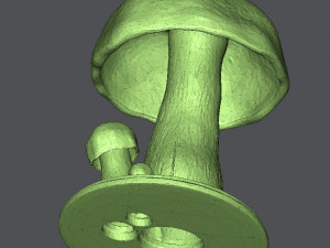 forest mushrooms for 3d printer printing for the interior of an apartment and office com 3D Model