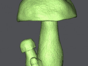 forest mushrooms for 3d printer printing for the interior of an apartment and office com 3D Model