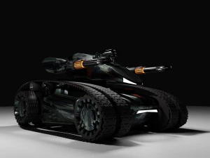 cyber tank 3D Model