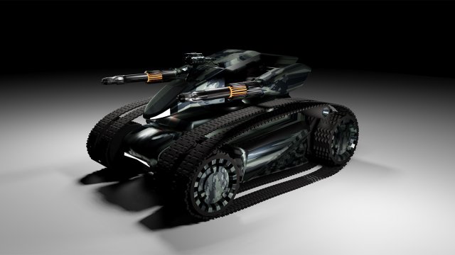 Cyber Tank 3D Модель In Танк 3DExport