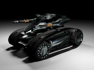 cyber tank 3D 모델