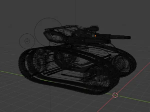 cyber tank 3D Model