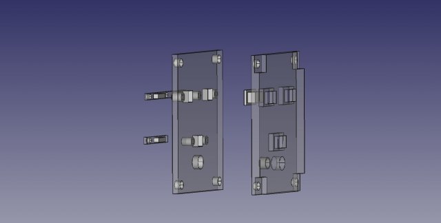 generic autopilot master panel for flight simulation 3D Model .c4d .max .obj .3ds .fbx .stl .blend 