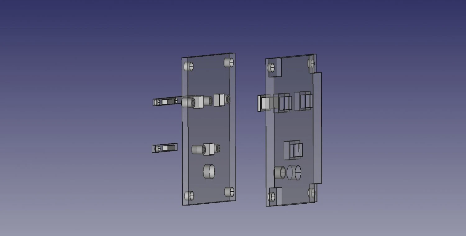 generic autopilot master panel for flight simulation 3D Model .c4d .max .obj .3ds .fbx .stl .blend 