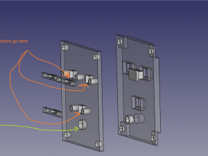 generic autopilot master panel for flight simulation 3D Model