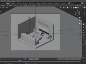 gameing room Model 3D