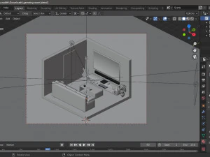 gameing room 3D Model