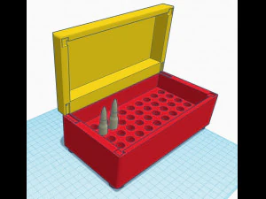 caixa de bala Modelo 3D