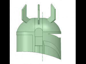 mandalorian helmet darth maul inspired Model 3D