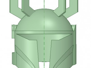 mandalorian helmet darth maul inspired Model 3D