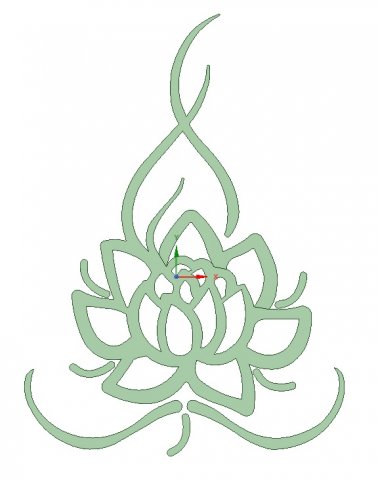 lotus neckless pendant Modello 3D .c4d .max .obj .3ds .fbx .stl .blend 