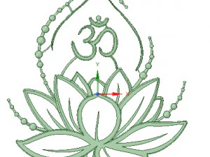 lotusbloem hanger 3D Model