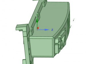 ram 2500 center dash control panel aftermarket 3D Model