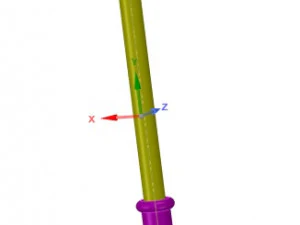 basit başak topuzu 3D Baskı Modeli