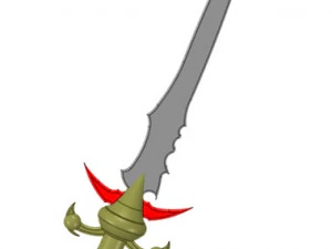 野蛮な剣 3Dプリントモデル