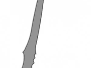 barbarian sword 3D Print Model