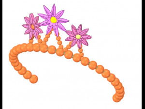 flower headband 3D प्रिंट मॉडल