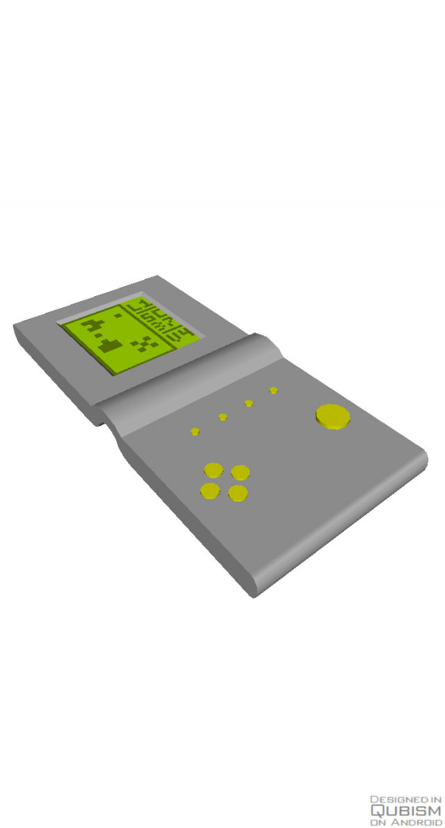 Brick Game 1999 in 1 3D Модель .c4d .max .obj .3ds .fbx .stl .blend 