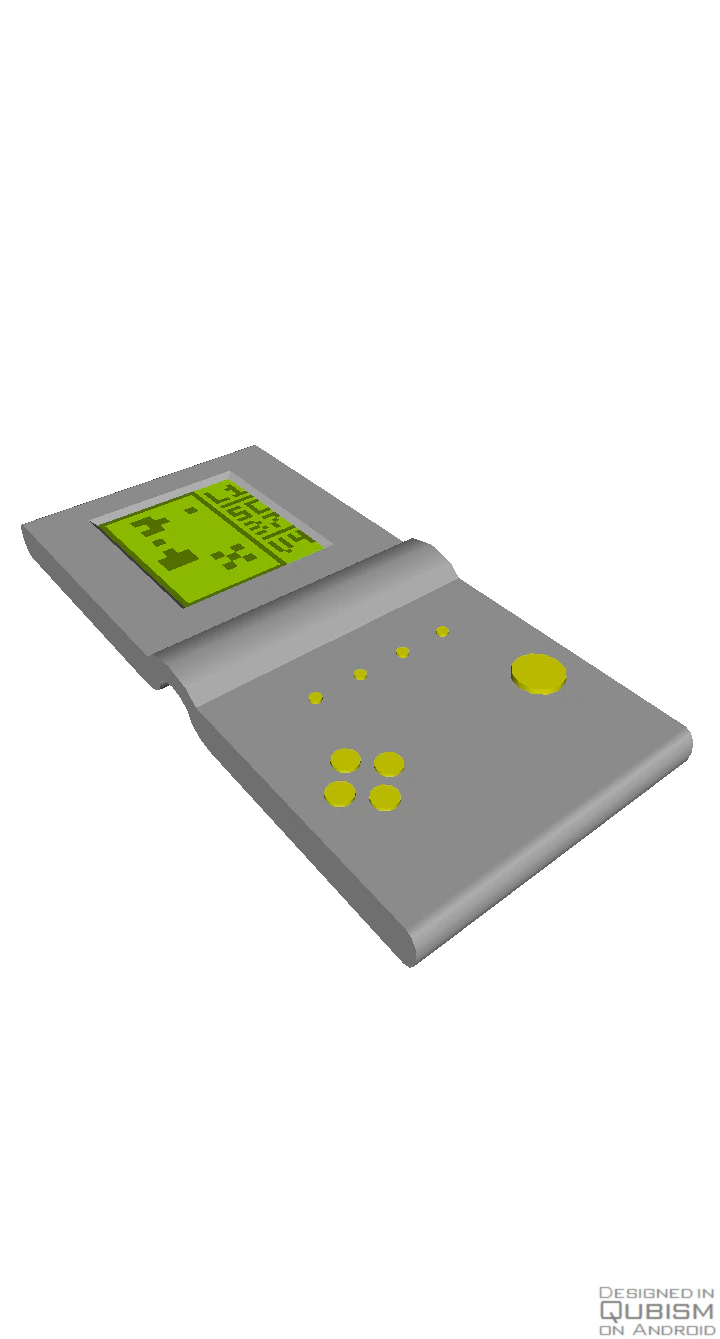 Brick Game 1999 in 1 3D Model .c4d .max .obj .3ds .fbx .stl .blend 