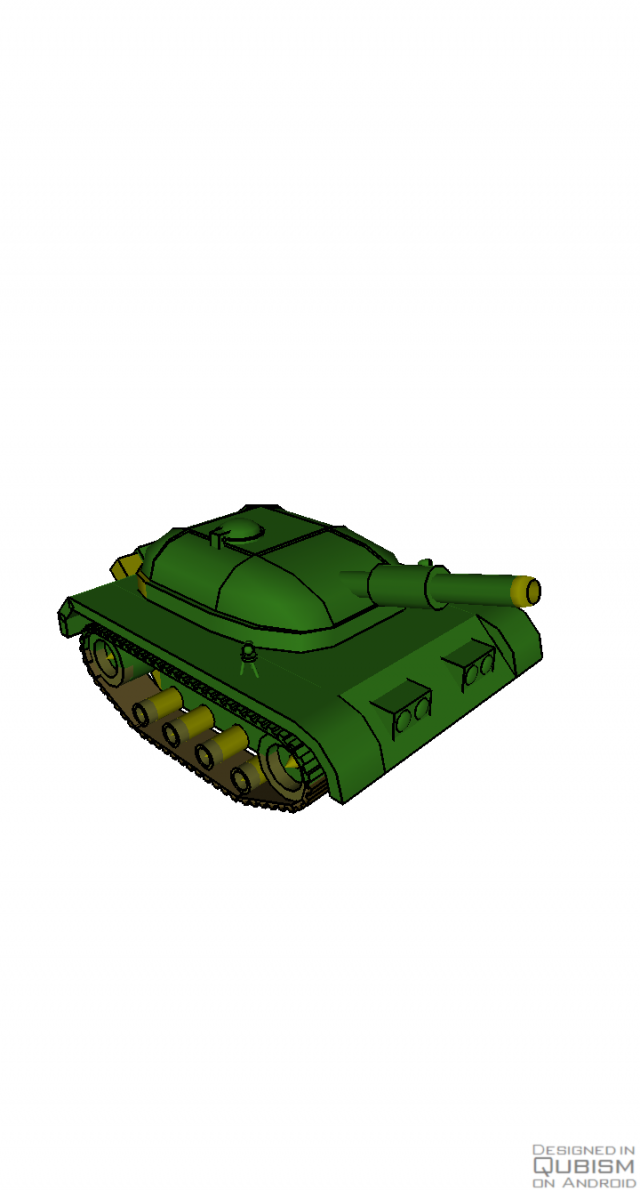 Tank 3D Model .c4d .max .obj .3ds .fbx .stl .blend 