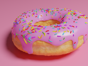 donut Modelo 3D