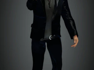 tekstura keanu charles reeves 4k Model 3D