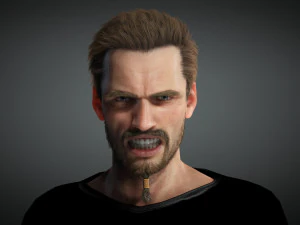 textura de homem 4k Modelo 3D